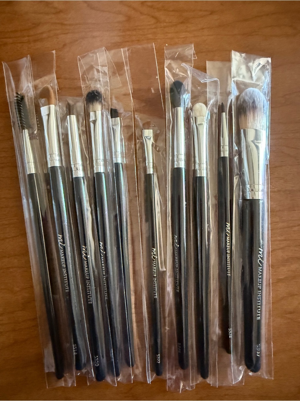 The Makeup Institute Los Angeles 10 piece Brush Set NEW
